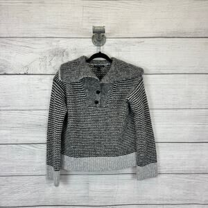 Banana Republic Factory Women's Wide Collar Wool Knit Sweater Size XS